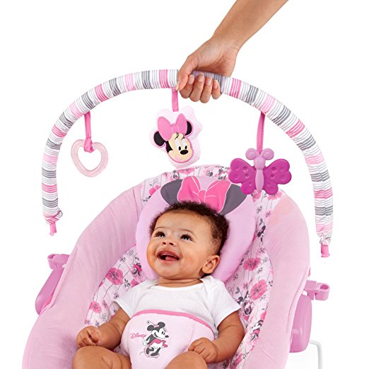 disney bright starts bouncer minnie mouse