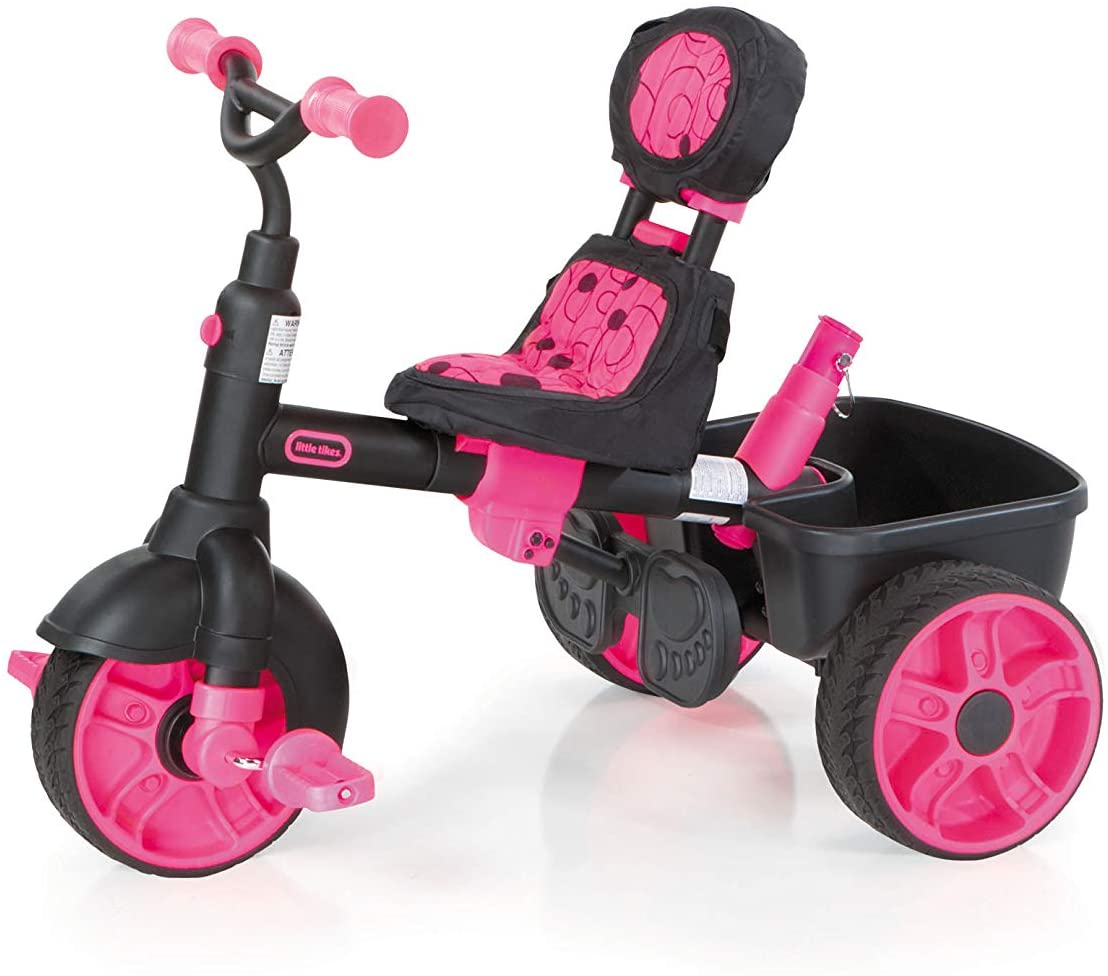 Little Tikes 4-in-1 Trike Neon Pink Tricycle - Best Educational Infant ...