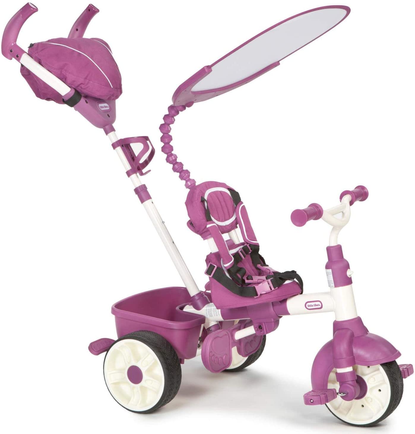Little Tikes 4-in-1 Trike Sports Edition pink/purple tricycle - Best ...