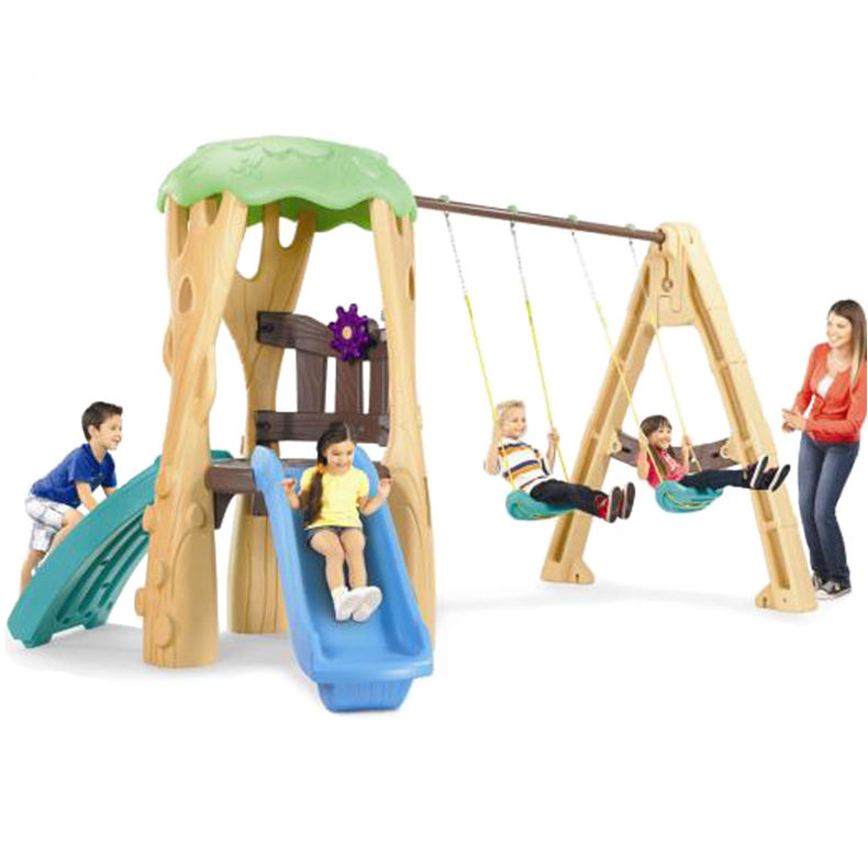 kids outdoor swing and slide