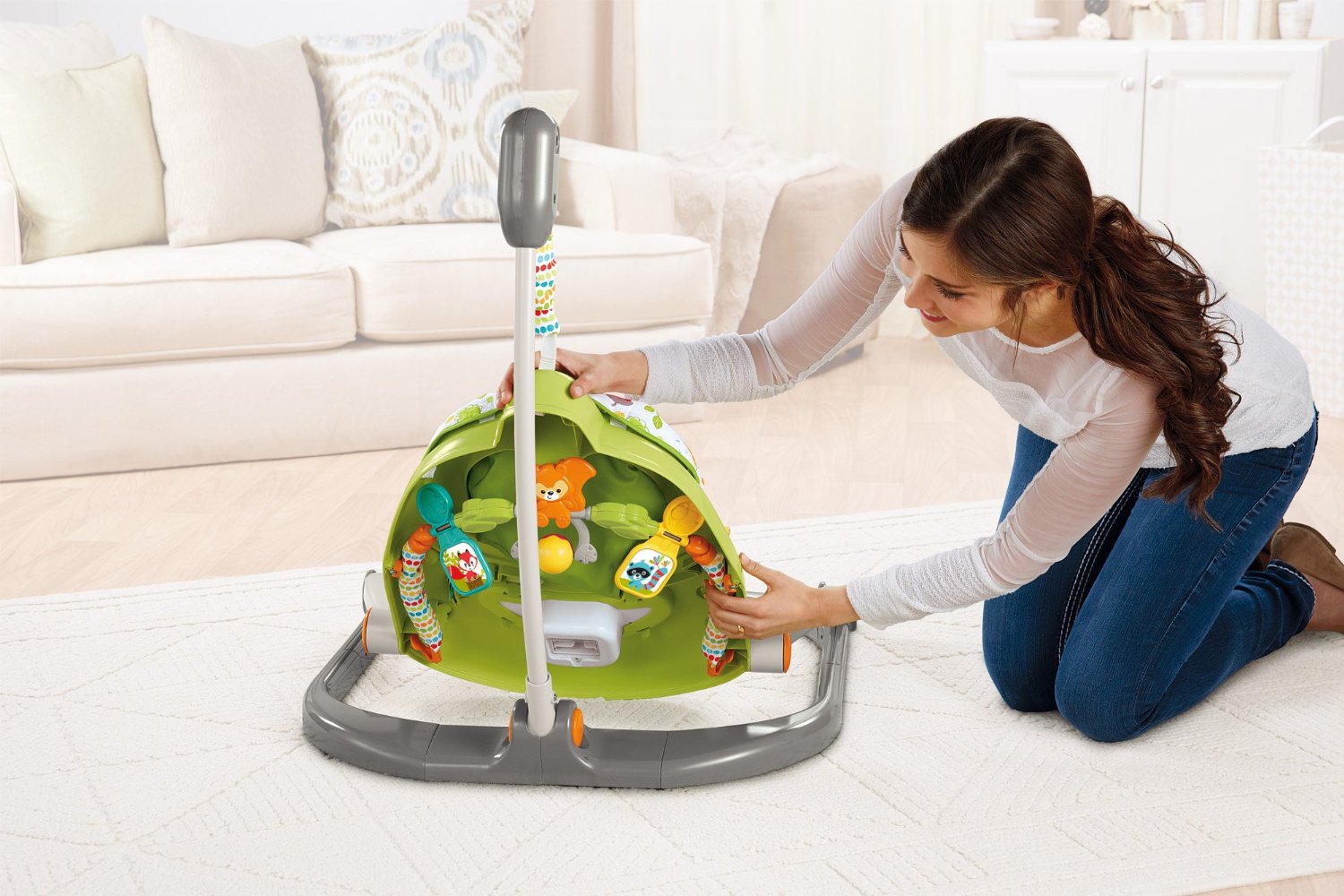 fisher price woodland spacesaver jumperoo